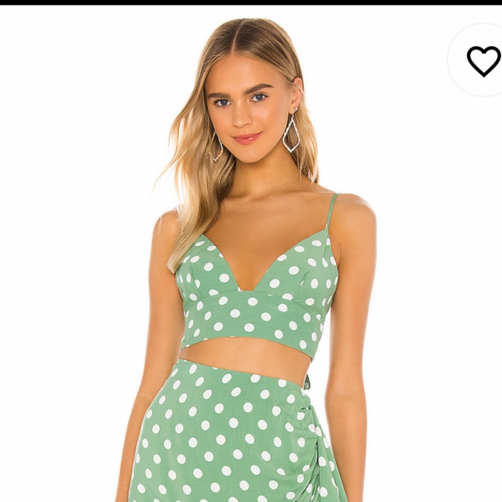 Lovers + Friends Dean Top in spring green